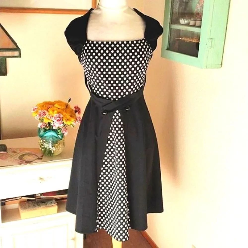 Cotton Blend Pin Up Look Dress